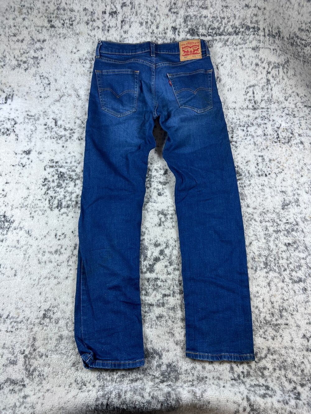 Levi's 505 Jeans Mens 31x34 Blue Straight Leg Regular Denim Medium Wash Classic